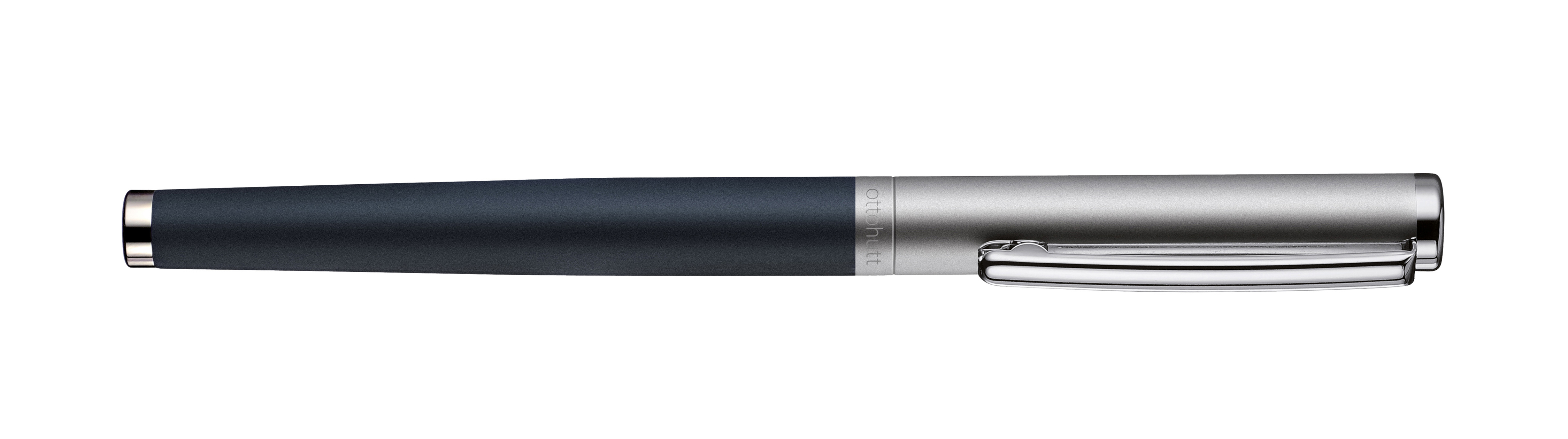 Otto Hutt Entwurf 01 Rollerball Blau matt Ruthenium matt