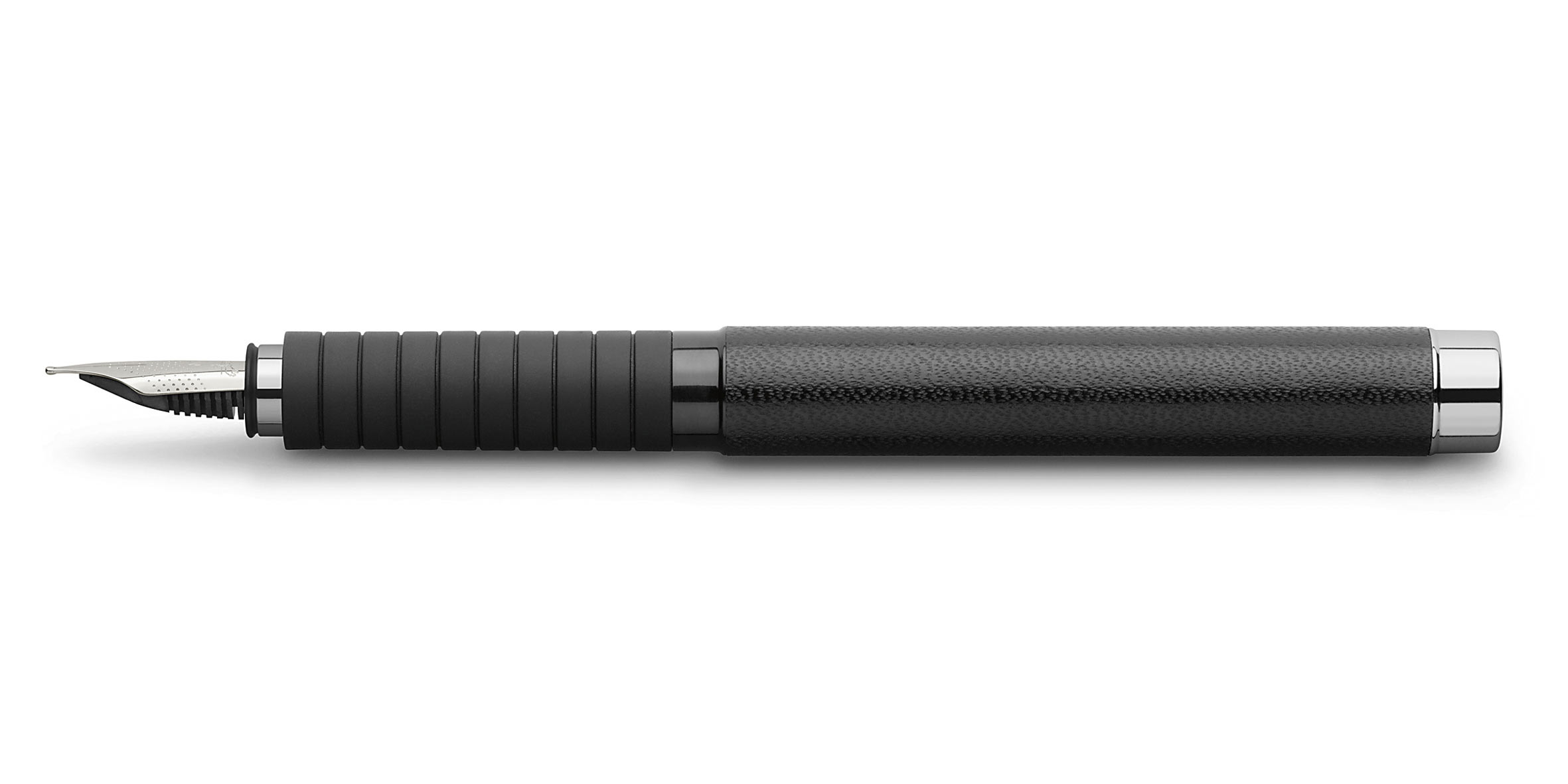 Faber-Castell Essentio Black Füllfederhalter Leder