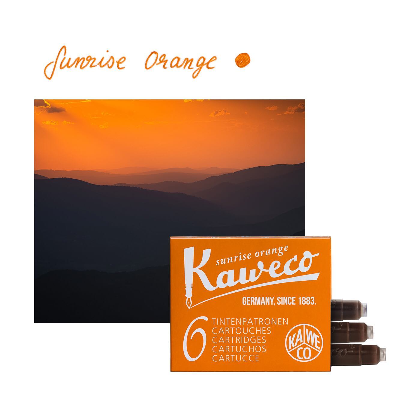 163919595_3980607245316397_6849459828052635385_n Kaweco Tintenpatronen Sonnenaufgang Orange