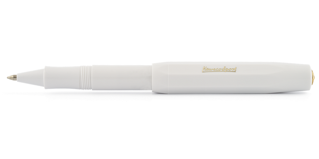Kaweco_CLASSIC_Weiss_Rollerball_Schatten Kaweco CLASSIC Sport Rollerball Weiss