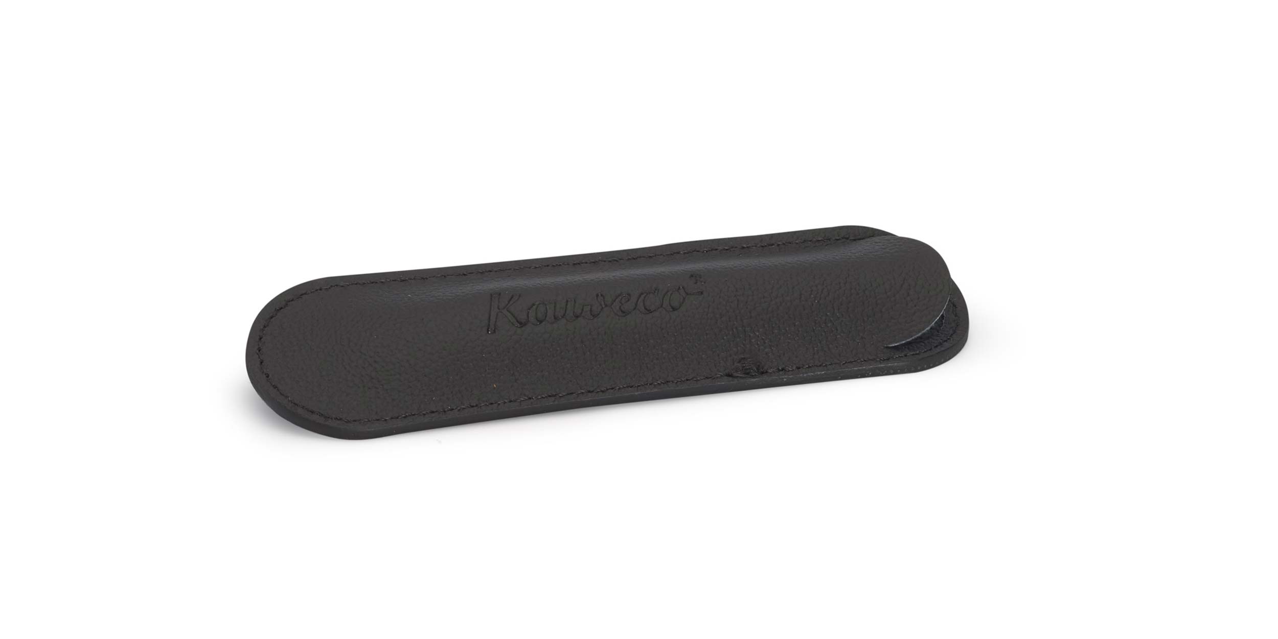 Kaweco long ECO leather pouch for 1 pen black