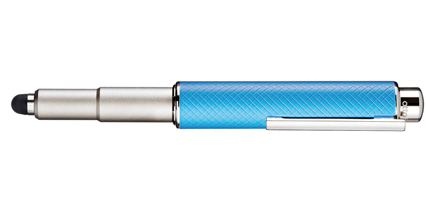 OttoHutt-Entwurf05-Blau-Fuellhalter2 Otto Hutt Entwurf 05 Füllhalter Karo Türkis geschlossen