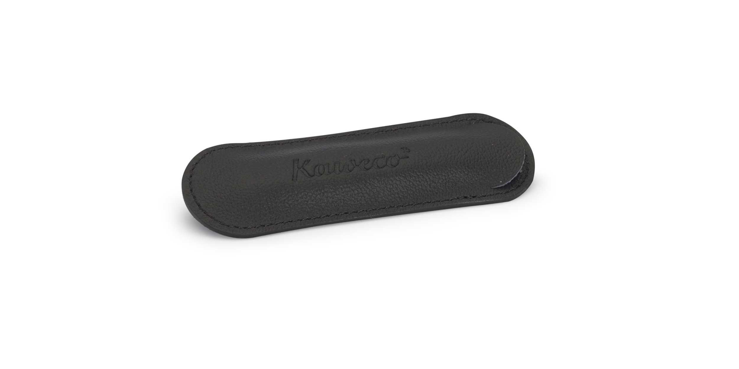 Kaweco-ECO-pouch-black-2-Liliput-pens Kaweco Liliput ECO Leder Etui für 2 Stifte Schwarz