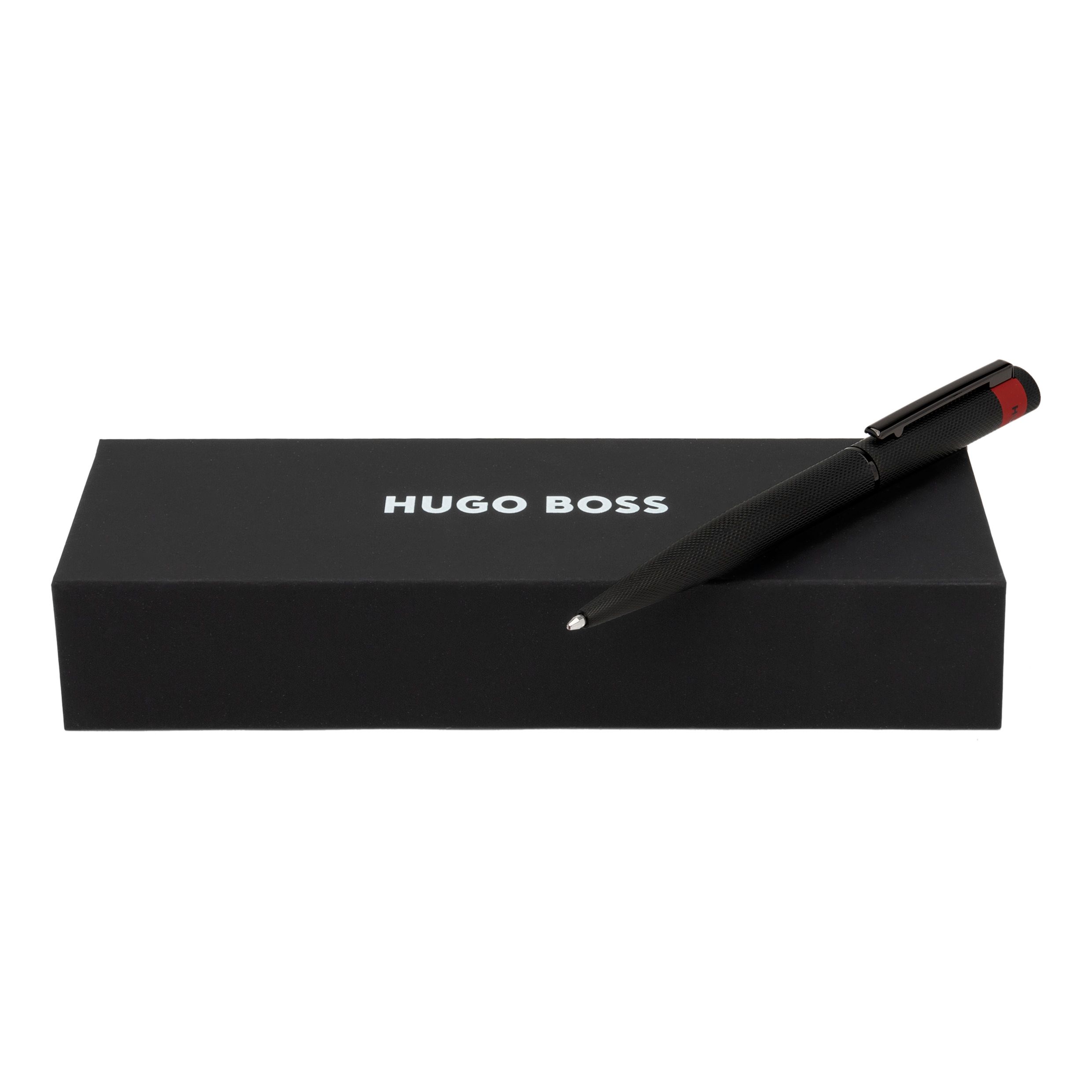 HSW3674A_E-1 Hugo Boss Kugelschreiber Loop Diamond Black