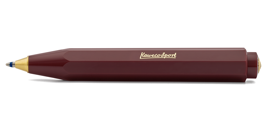Kaweco_CLASSIC_Bordeaux_Kuli_Schatten Kaweco CLASSIC Sport Kugelschreiber Bordeaux