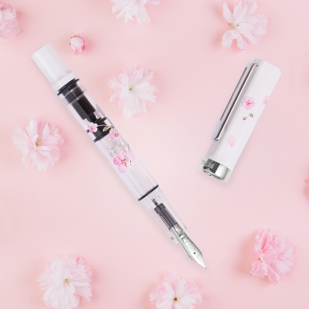 TWSBI ECO White Cherry Blossom Füllfederhalter