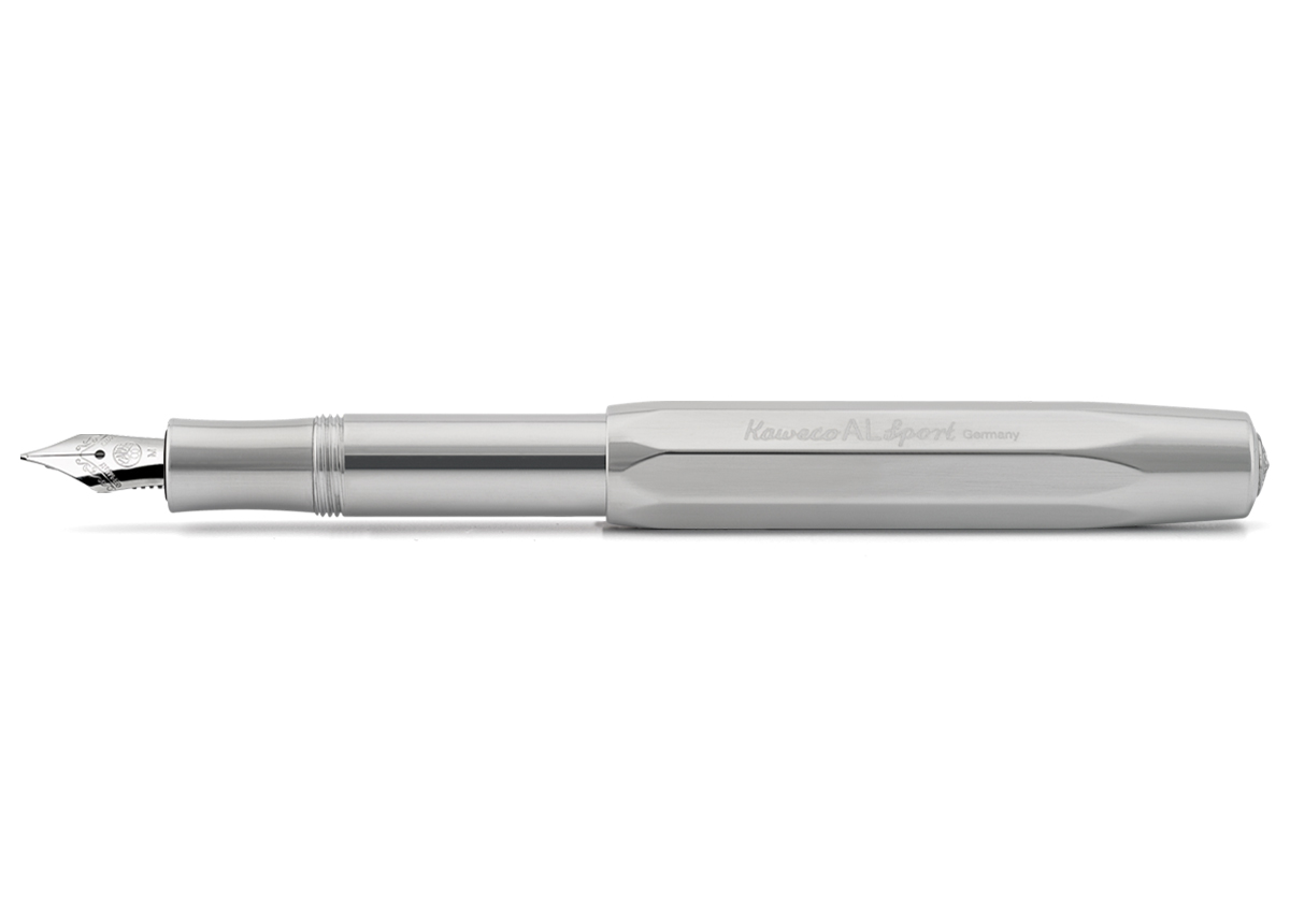Kaweco AL Sport Füllhalter Raw Kalligrafie