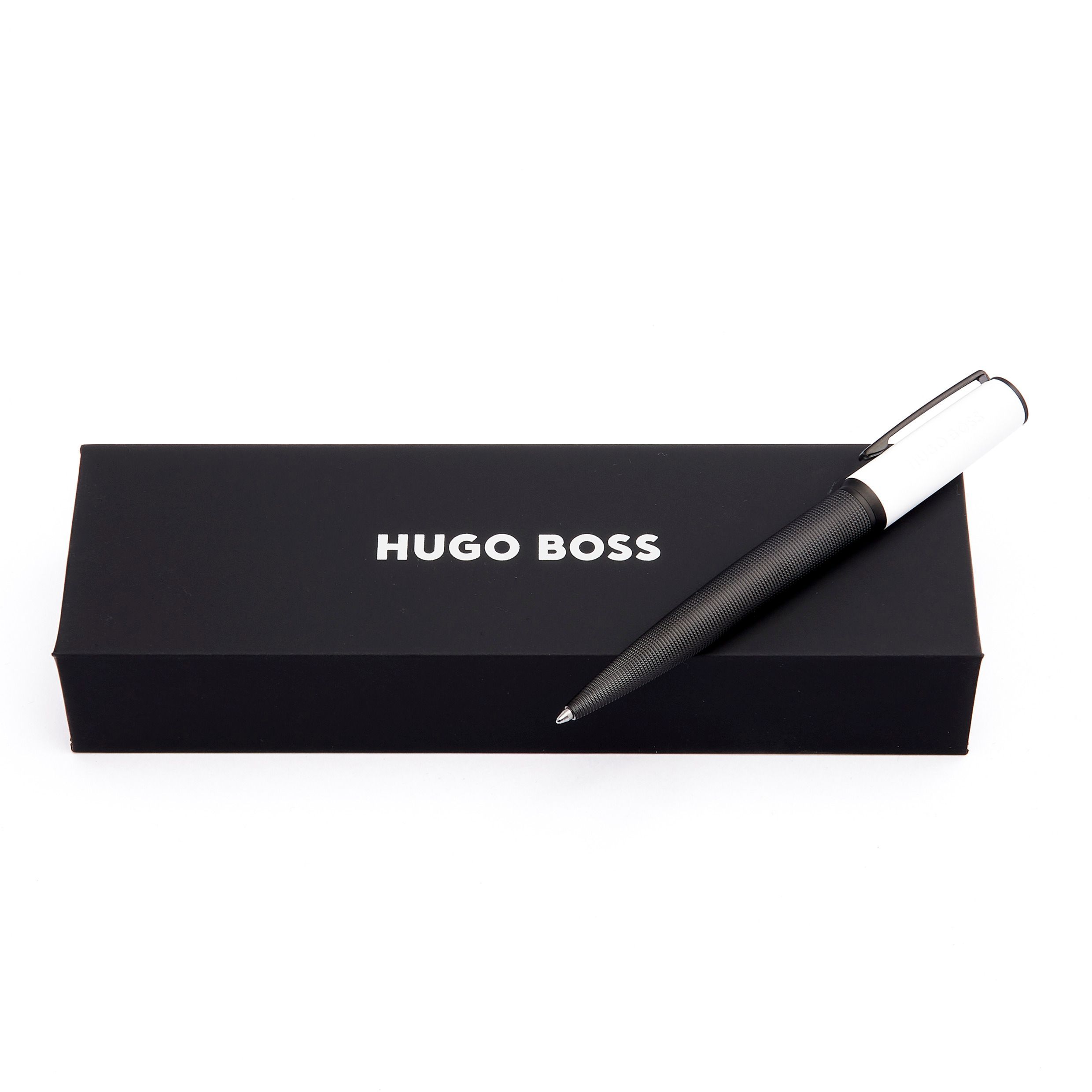 HSQ4744F_E-1 Hugo Boss Kugelschreiber Arche Iconic White