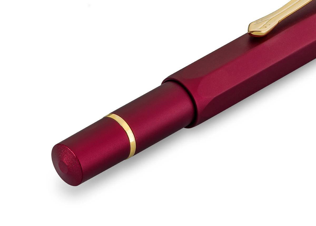 Kaweco PISTON SPORT AL Bordeaux Kolbenfüllhalter Starter Set