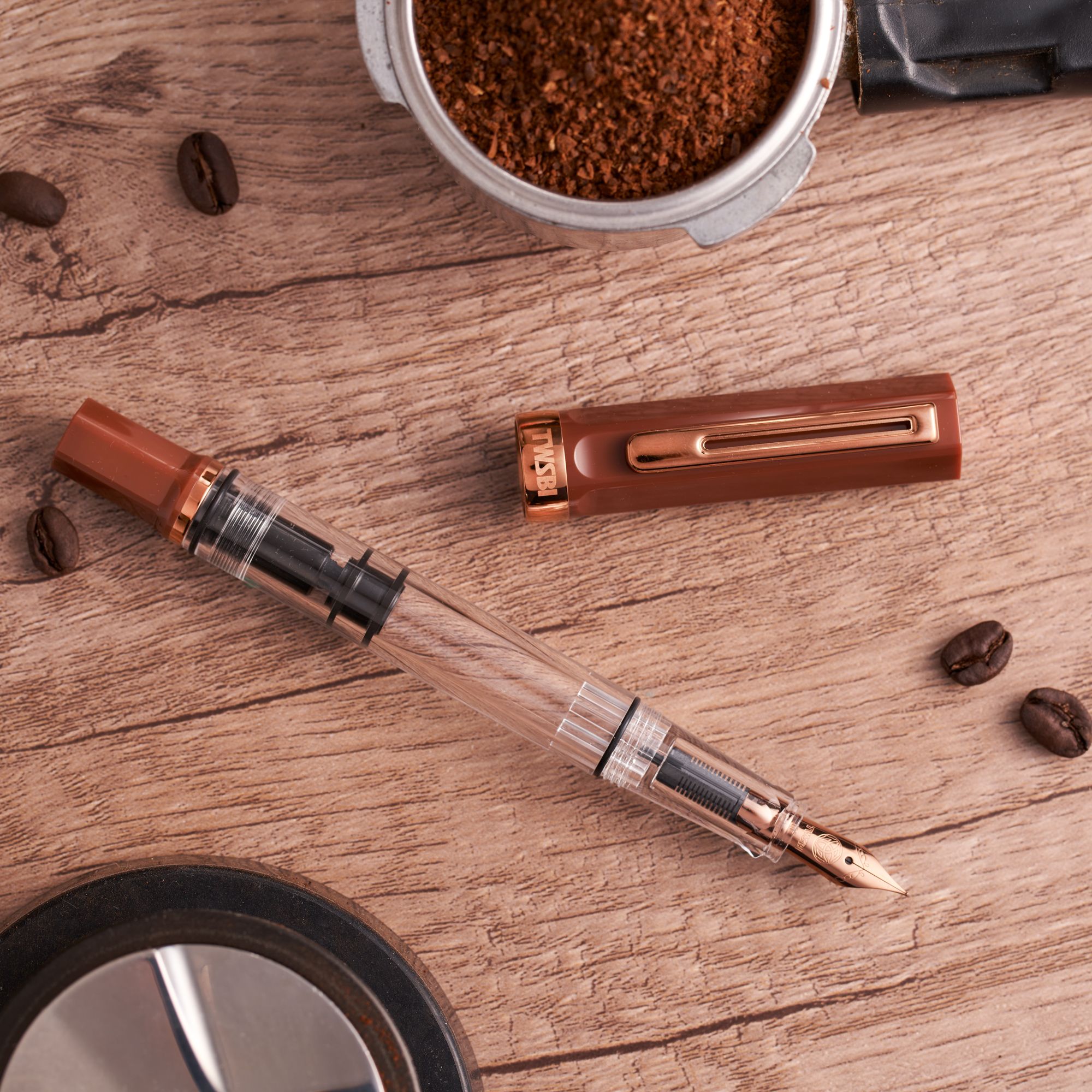 TWSBI ECO Espresso Bronze Kolbenfüllhalter