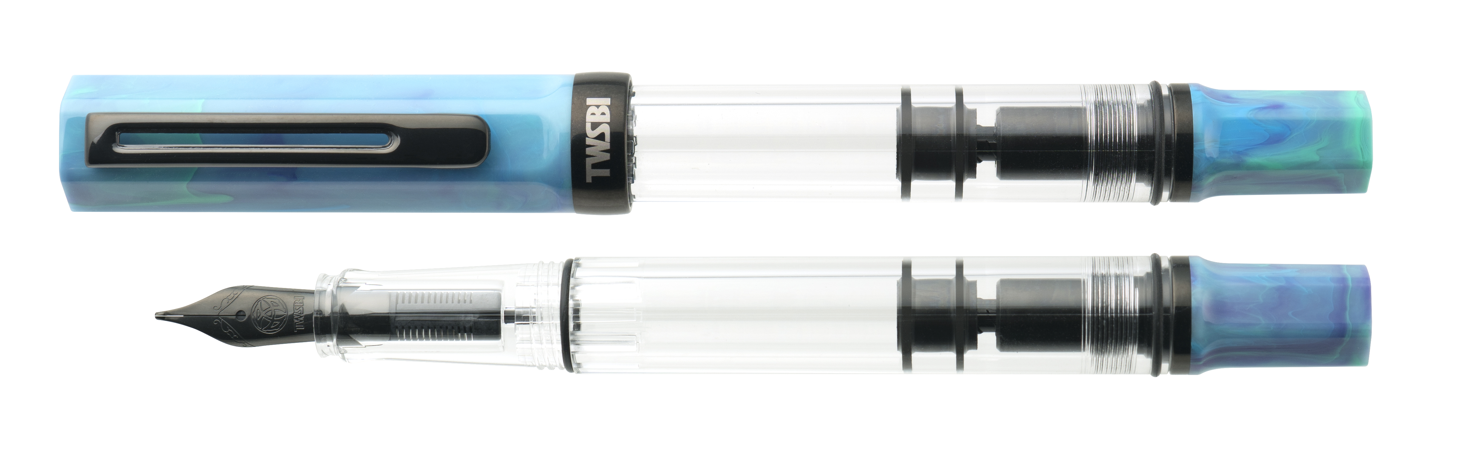 TWSBI ECO Cosmos Blue Onyx Kolbenfüllhalter