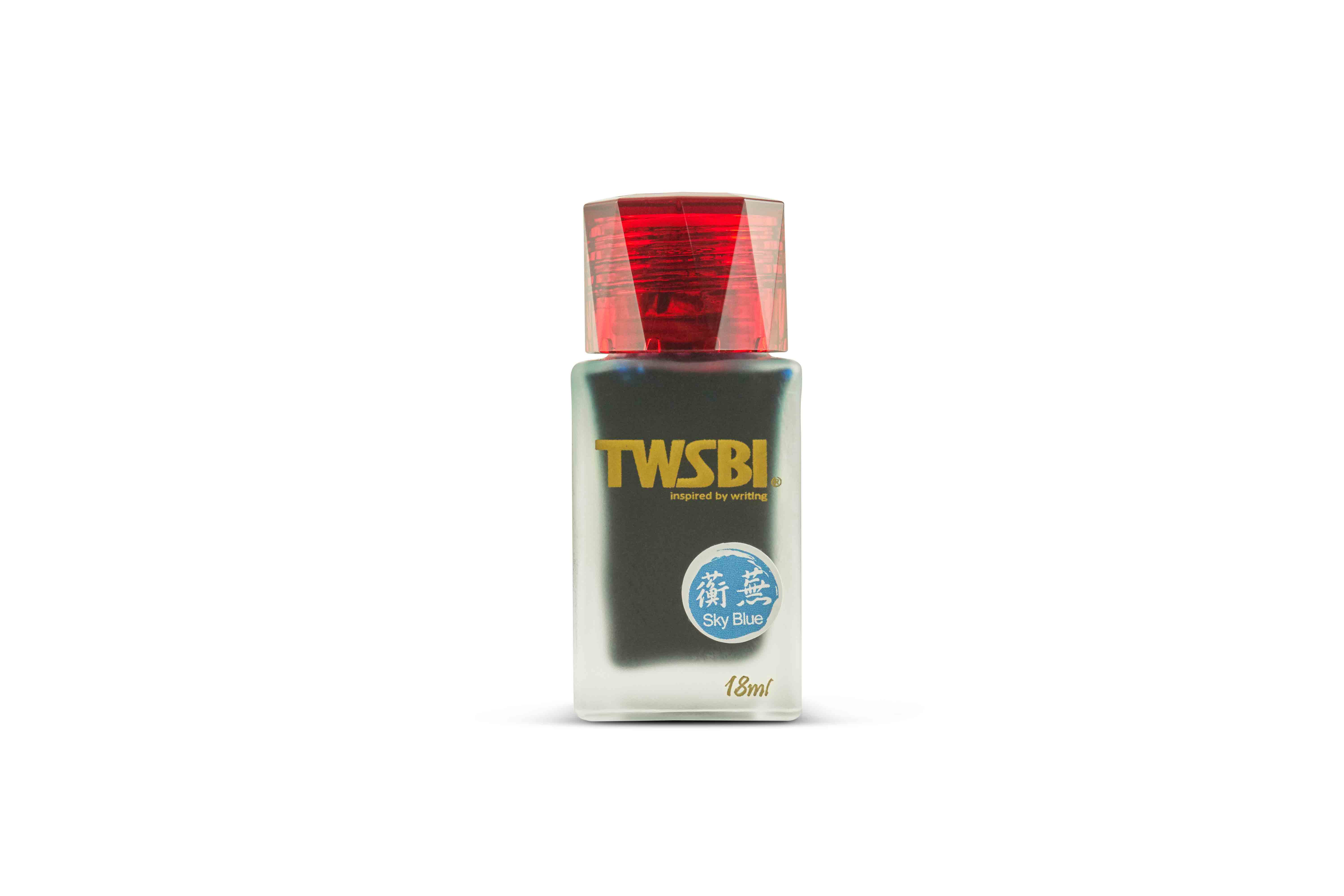 TWSBI-1791-sky-blue TWSBI 1791 ink bottle emerald green 18 ml Limited Edition