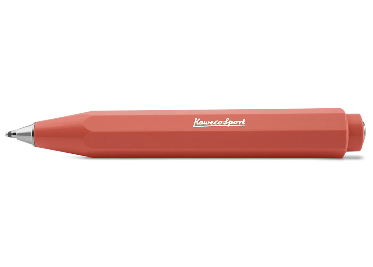 Kaweco-Skyline-Sport-ballpoint-pen-fox-red-pocket-size Kaweco SKYLINE Sport ballpoint pen fox red
