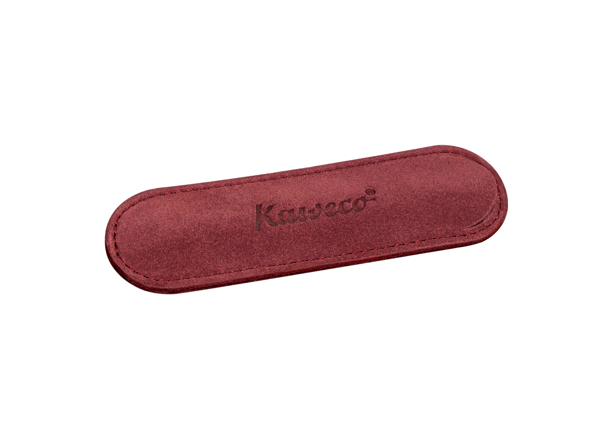 Kaweco_Eco_Velour_Pouch_Bordeaux_1Pen_web Kaweco Sport ECO Veloursleder Etui für 1 Stift Bordeaux