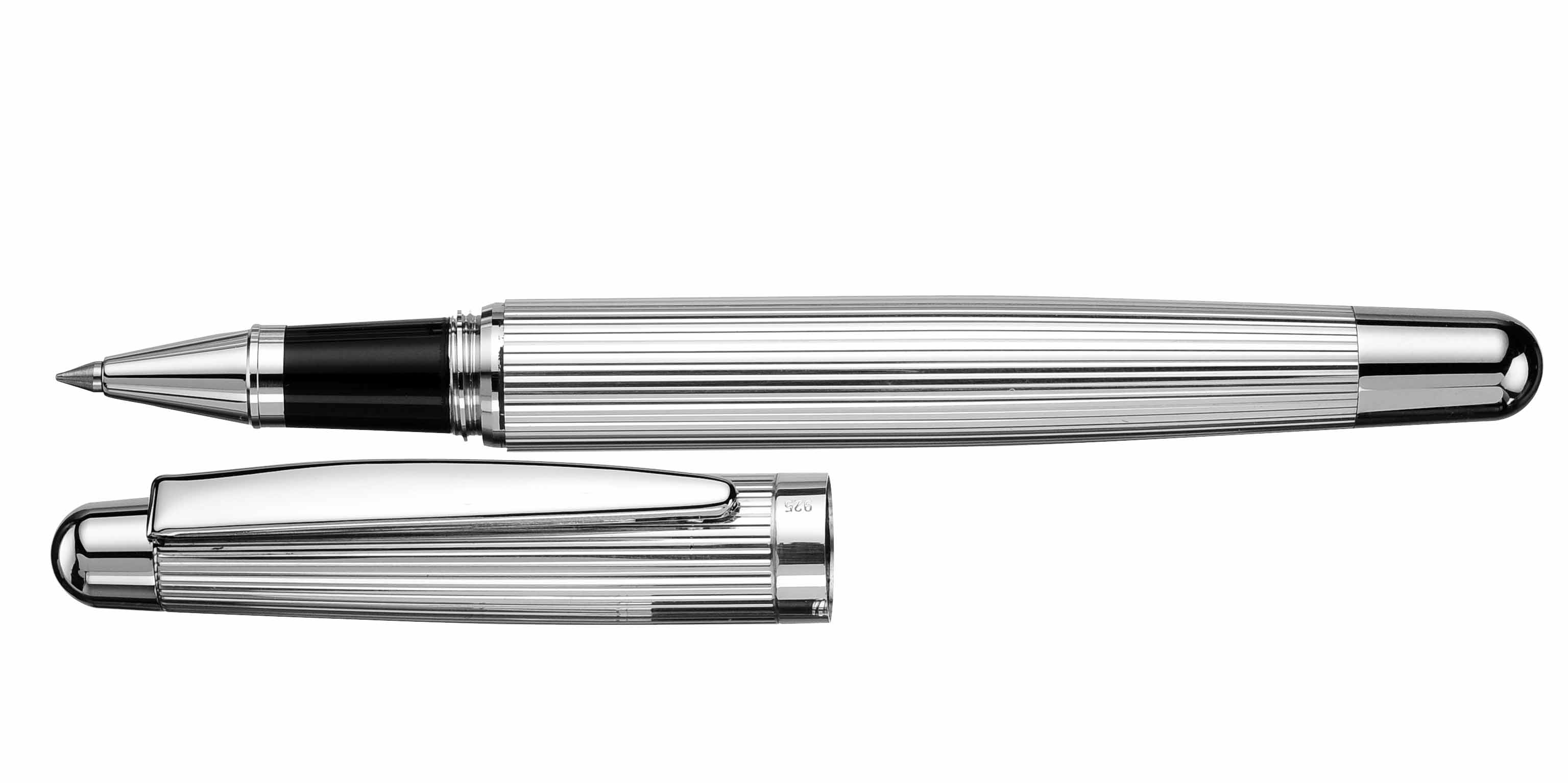 OttoHutt-Entwurf02-Streifen-Rollerball Otto Hutt Entwurf 02 Rollerball Streifen Guilloche