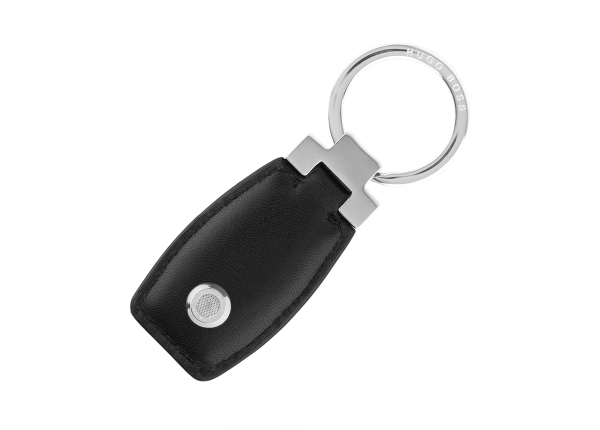 Hugo-Boss-Schl-usselring-EXECUTIVE-Chrome-vorn Hugo Boss Schlüsselring EXECUTIVE Chrome