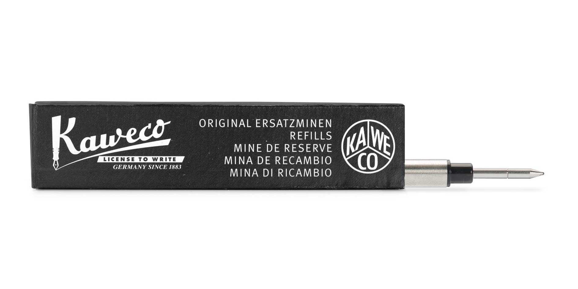 Kaweco-rollerball-refill-DIN-black5877d39ab4939 Kaweco Rollerball Mine EURO Schwarz