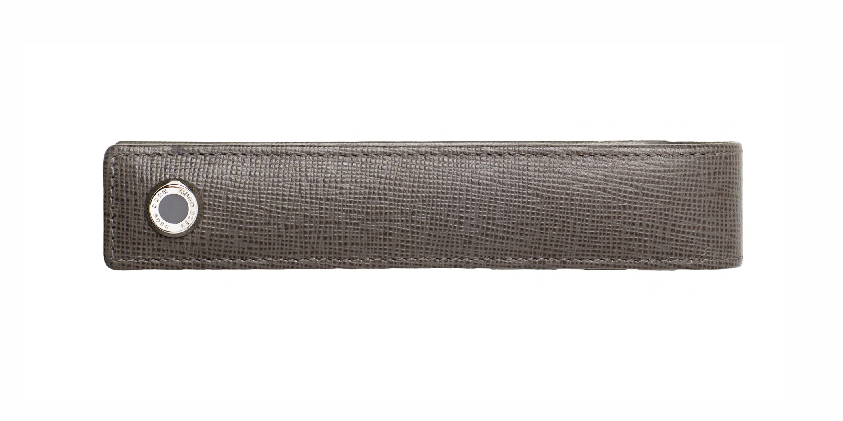 Hugo-Boss-Schreibger-ate-Etui-TRADITION-Grau-f-ur-1-Stift-front Hugo Boss Schreibgeräte Etui TRADITION Grau für 1 Stift