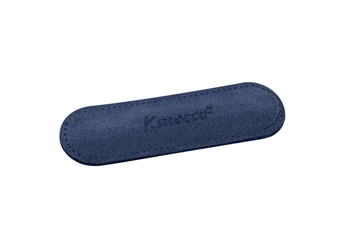 Kaweco_Eco_Velour_Pouch_Navy_1Pen_web Kaweco Sport ECO Veloursleder Etui für 1 Stift Navy
