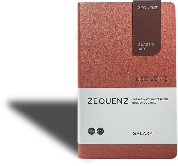 Zequenz Galaxy 360 Notizbuch A6- Star Flame 9 x 14 cm