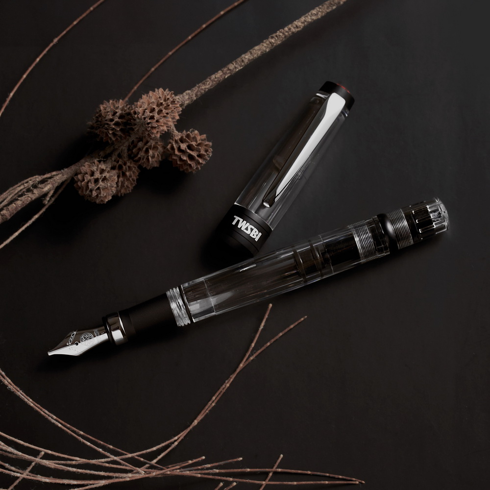 580-AL-R-Black-1 TWSBI Kolbenfüllhalter Diamond 580 AL R schwarz