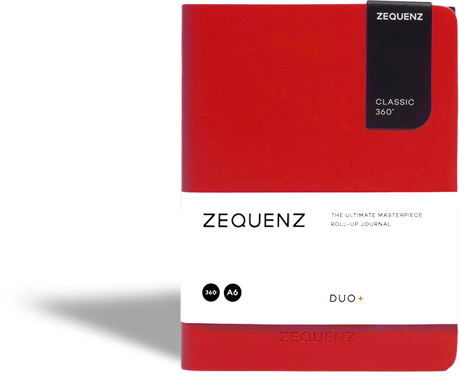 Zequenz Duo Plus Notizbuch A6 Alpine Sunset