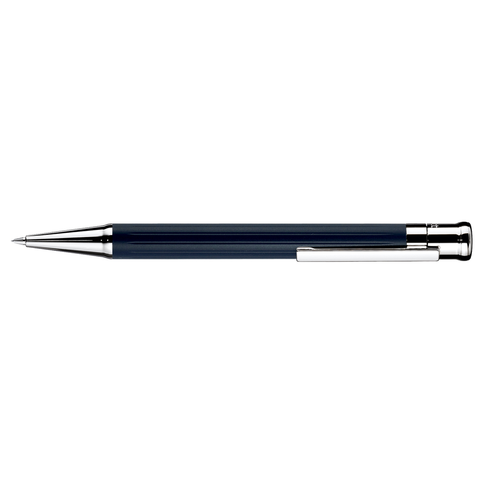 Otto Hutt Entwurf 04 Drehbleistift Blau matt Faden Guillochierung