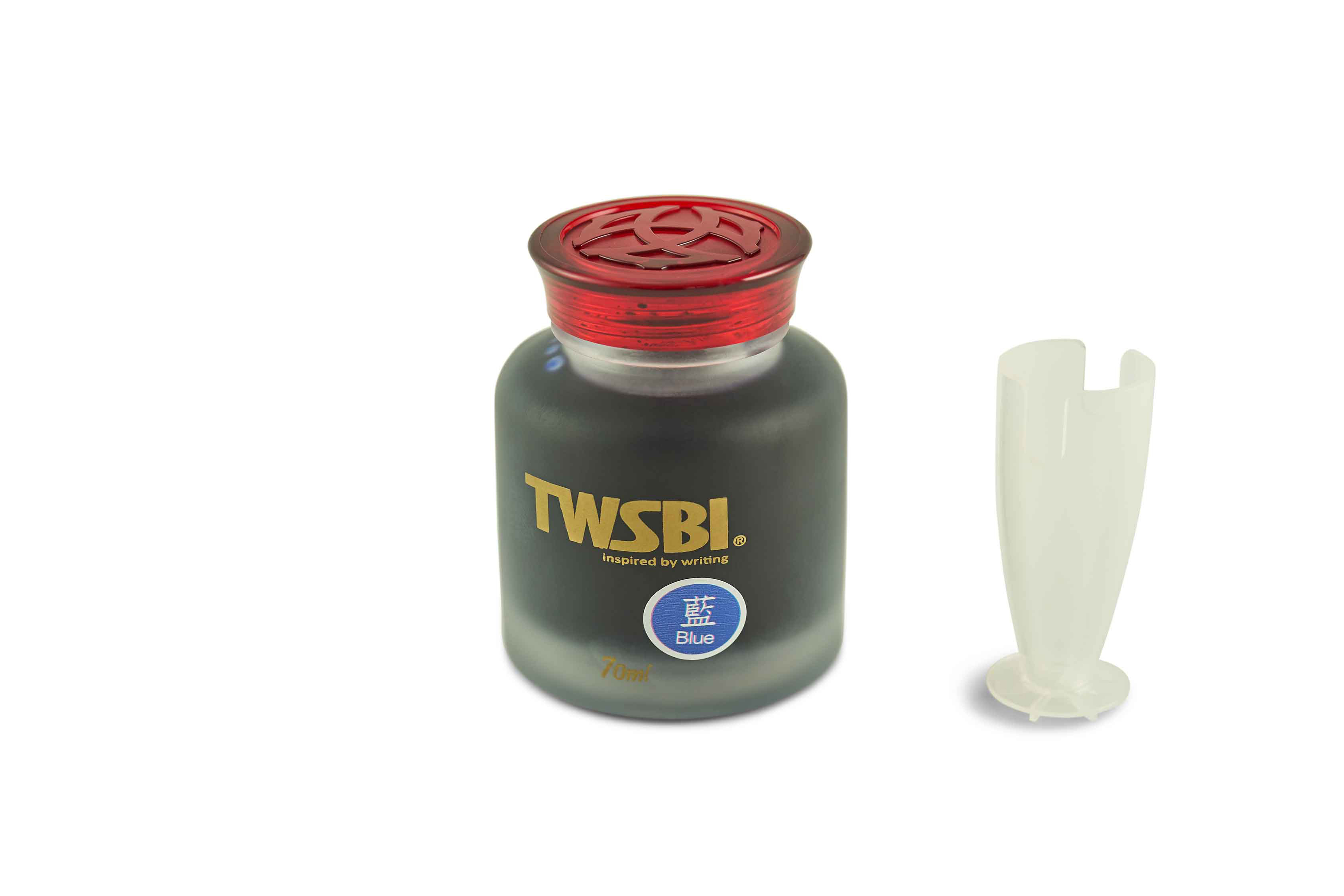 TWSBI Tintenglas Blau 70 ml, mit Füllhilfe 