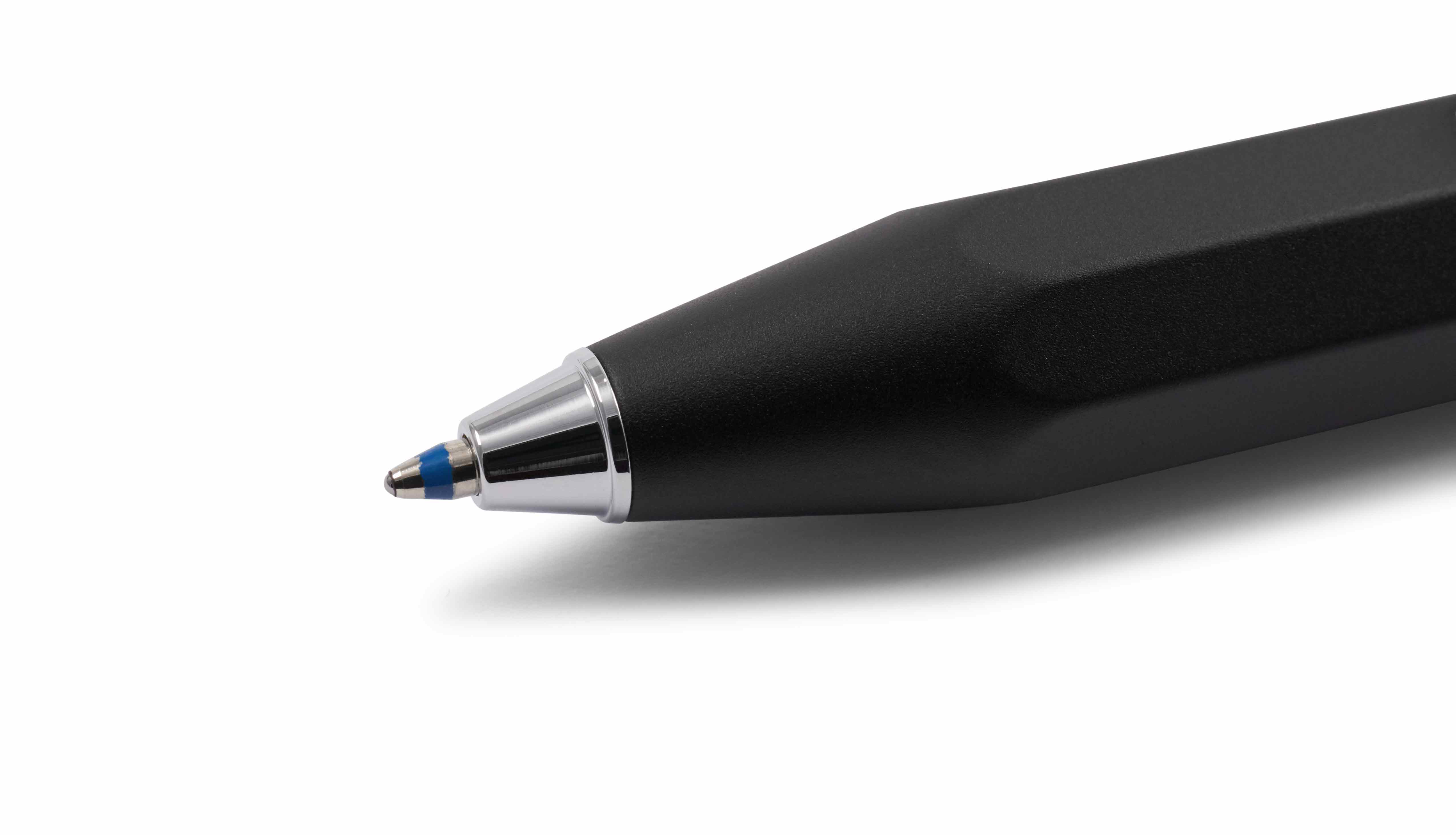 Kaweco-AL-Sport-Detail-Schwarz-Kugelschreiber Kaweco AL Sport ballpen black detail front