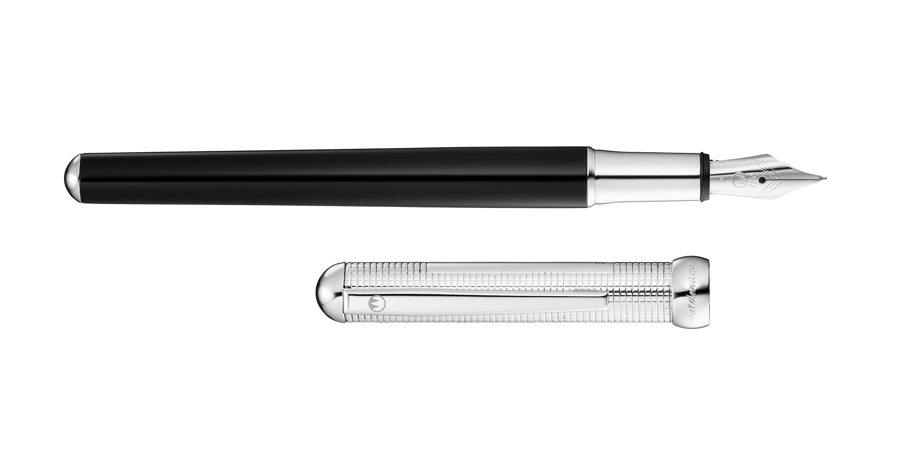 Waldmann-Chess-F-llhalter-Stahl-fountain-pen Waldmann Chess Füllhalter Stahlfede