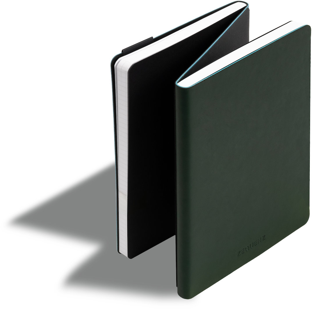 Zequenz Duo Plus Notizbuch B6 Emerald Lagoon