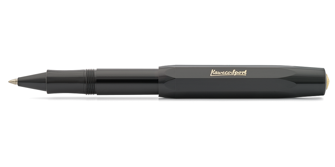 Kaweco_CLASSIC_Schwarz_Rollerball_Schatten Kaweco CLASSIC Sport Rollerball Schwarz