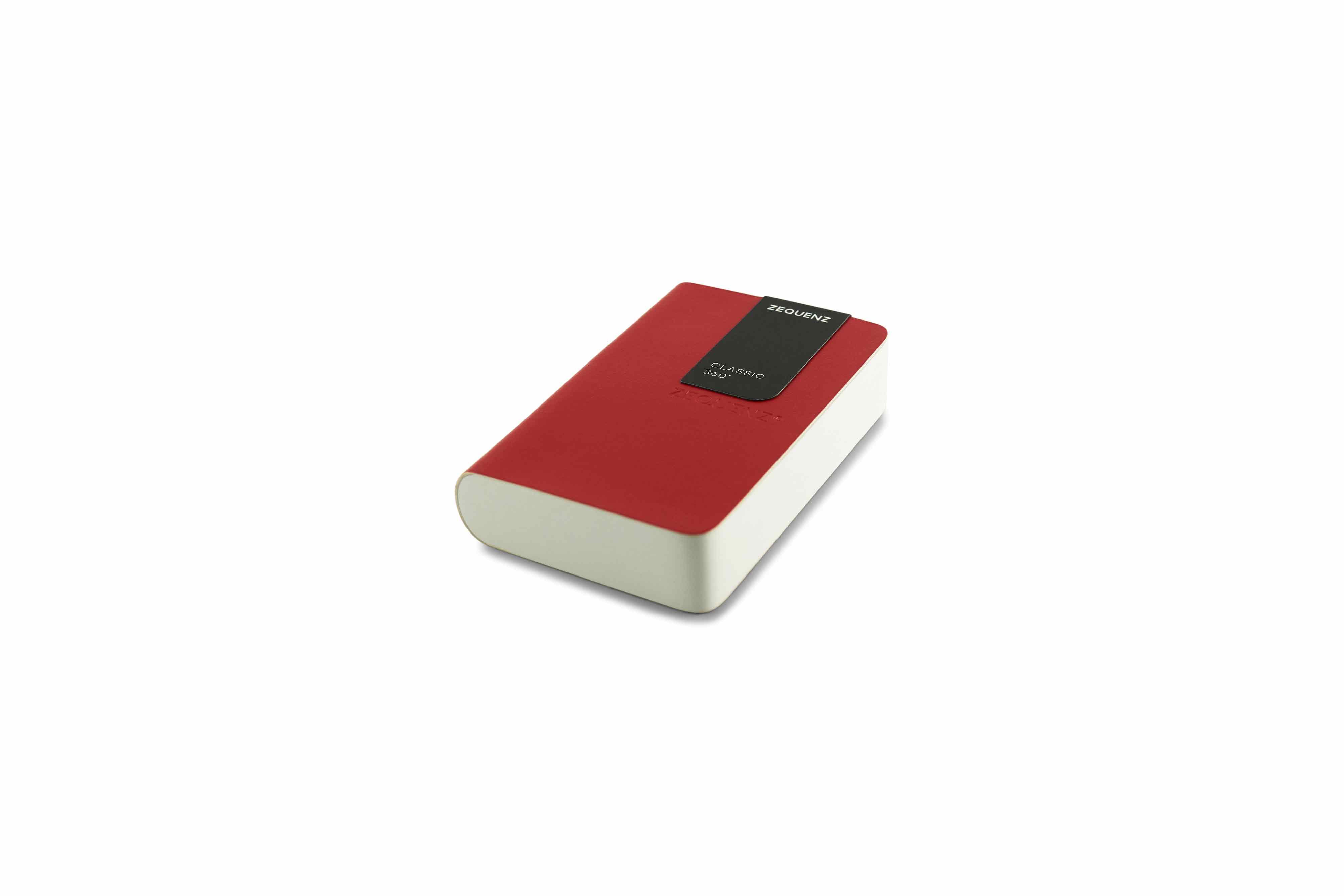Zequenz Signature Classic 360 Notizbuch A7 Rot