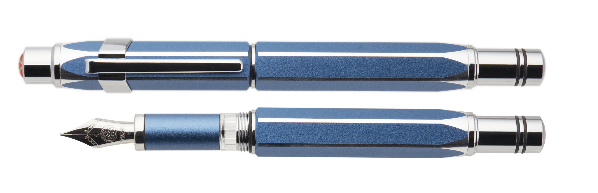 TWSBI Precision Kolbenfüllhalter Gemini Blue