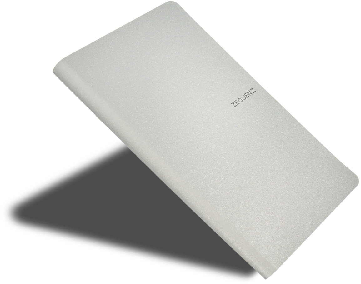 Zequenz Galaxy 360 Notizbuch A5 Slim Silver Star 13 x 21 cm