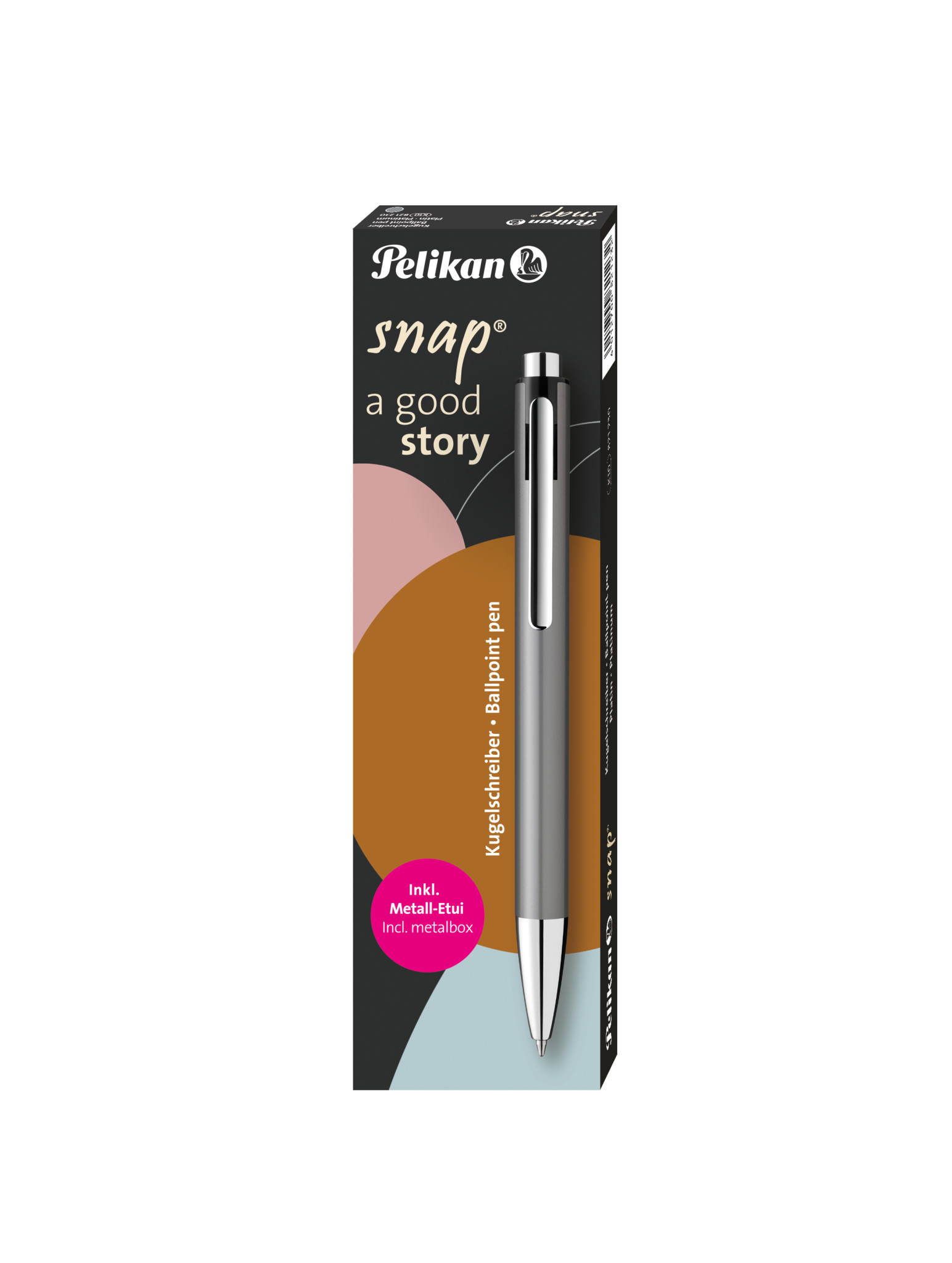 Pelikan SNAP Kugelschreiber K10 Platin in Metall-Etui