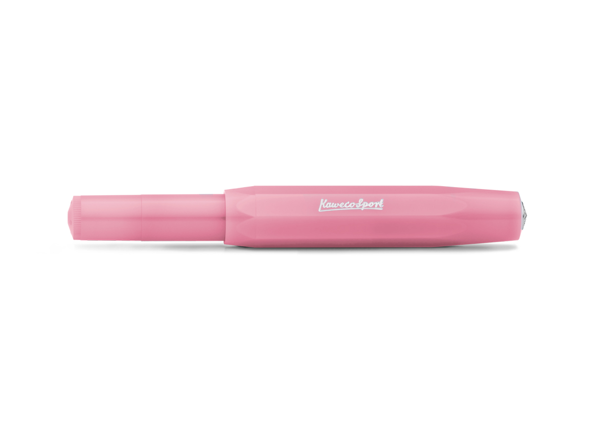 Kaweco FROSTED Sport Füllhalter Blush Pitaya | Medium Stahl blank