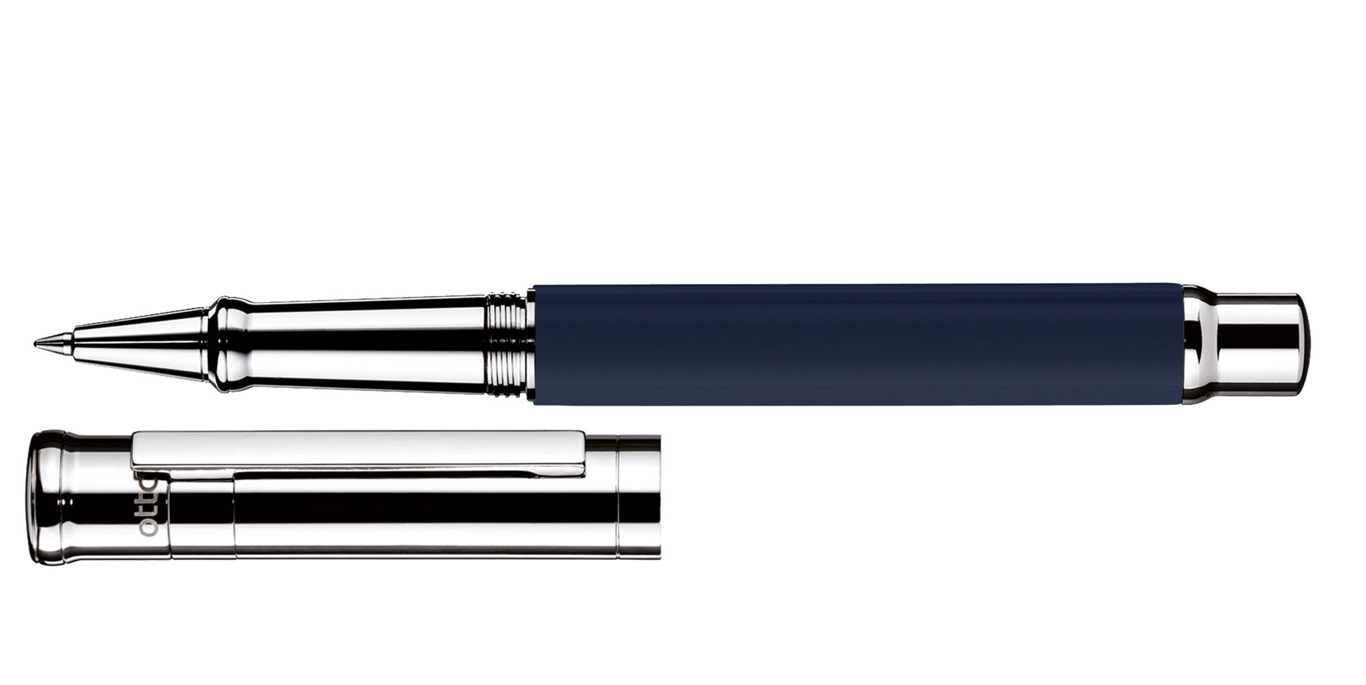 Otto-Hutt-Entwurf04-Blau-Rollerball Otto Hutt Entwurf 04 Rollerball Mitternachtsblau