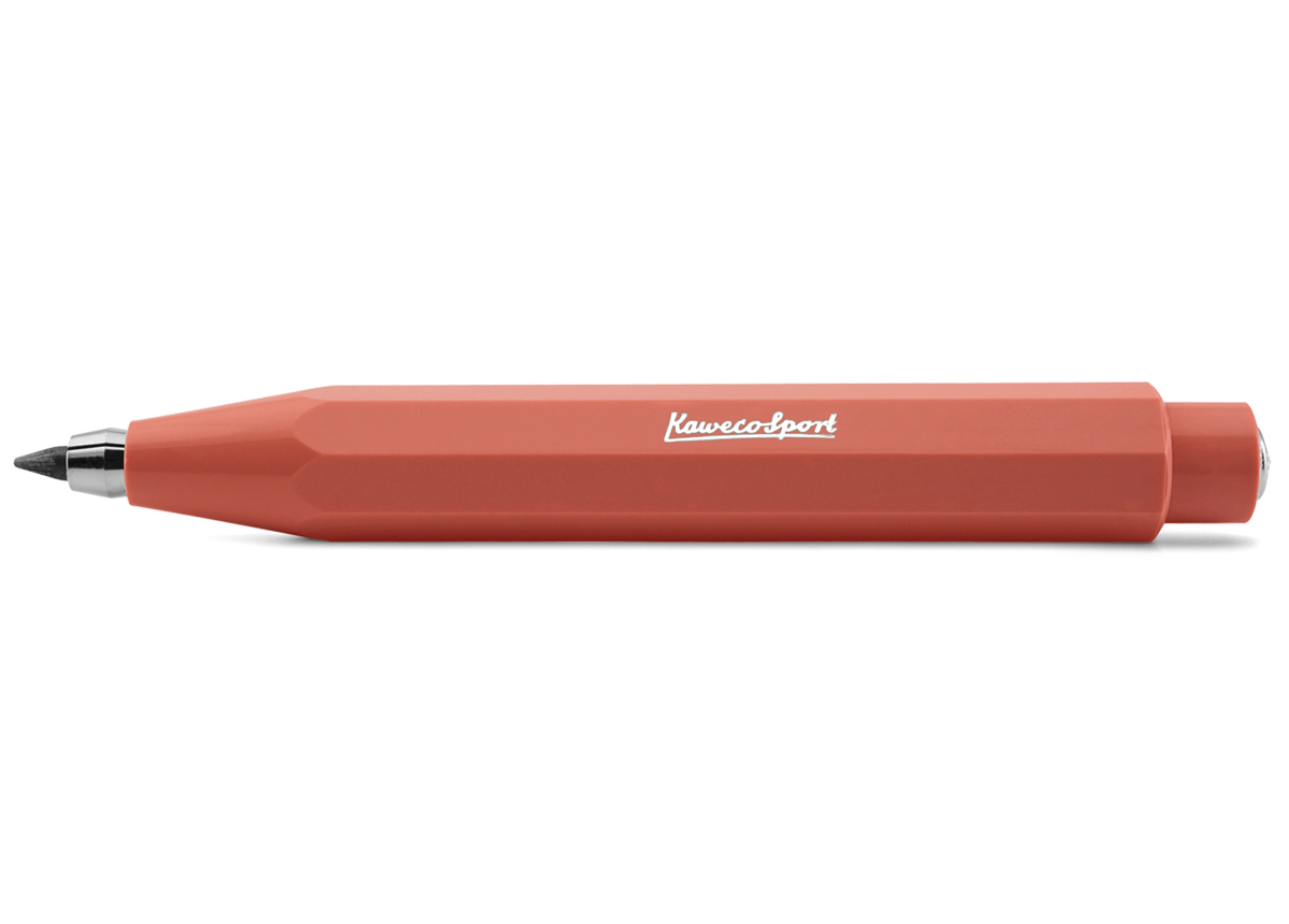 Kaweco-Skyline-Sport-mechanical-pencil-fox-red-clutch-pencil Kaweco SKYLINE Sport clutch pencil 3.2 mm fox