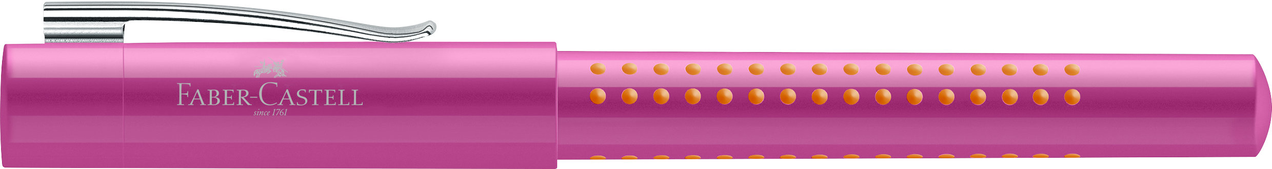Faber-Castell Füller Grip 2010  Pink-Orange Feder F
