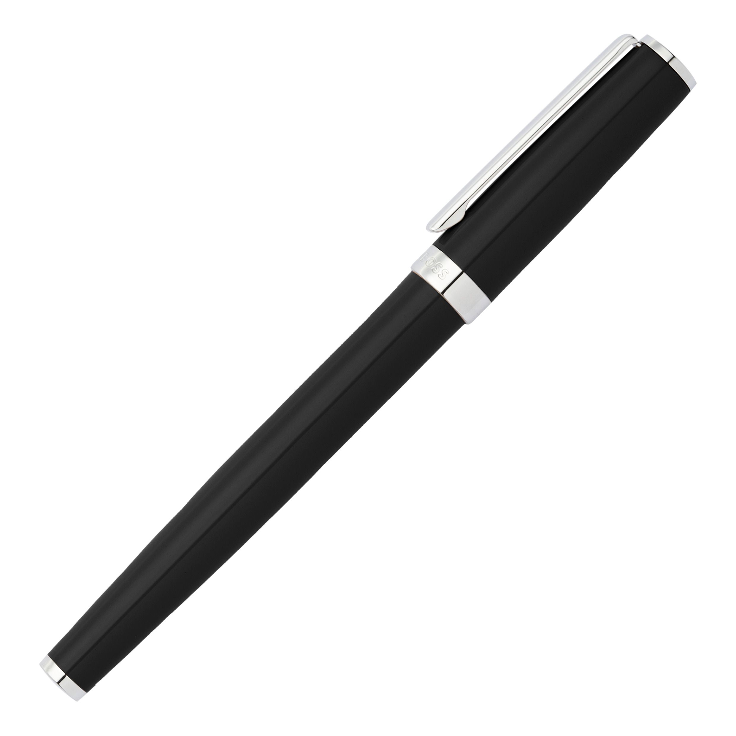 HSN2542A_B-1 Hugo Boss Fountain Pen Gear Icon Black