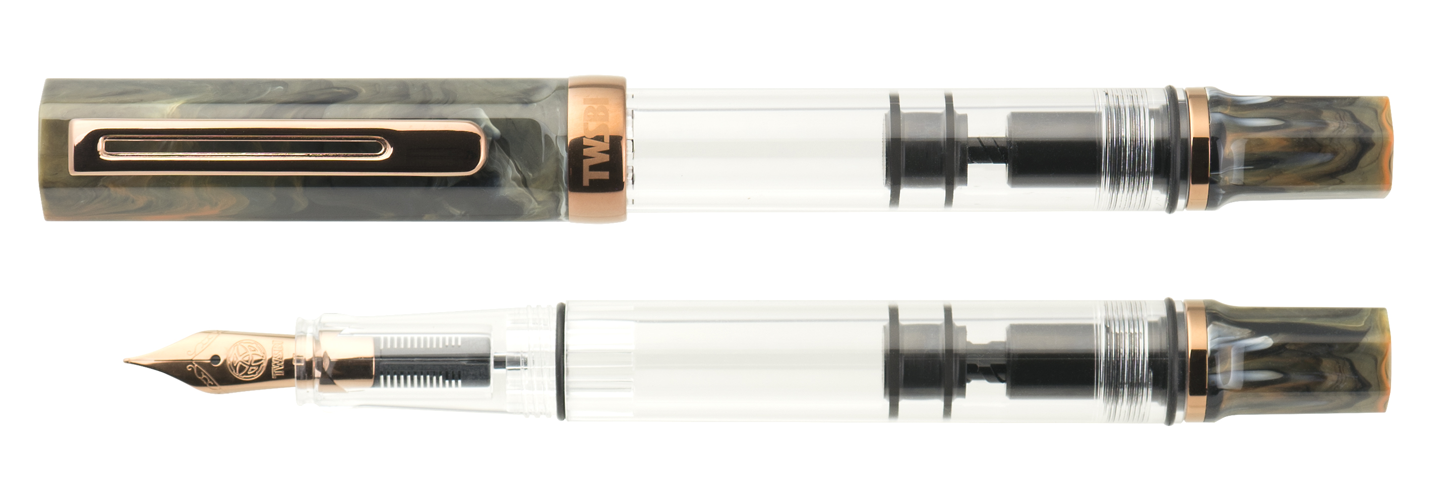 TWSBI ECO Serpentine Bronze Kolbenfüllhalter