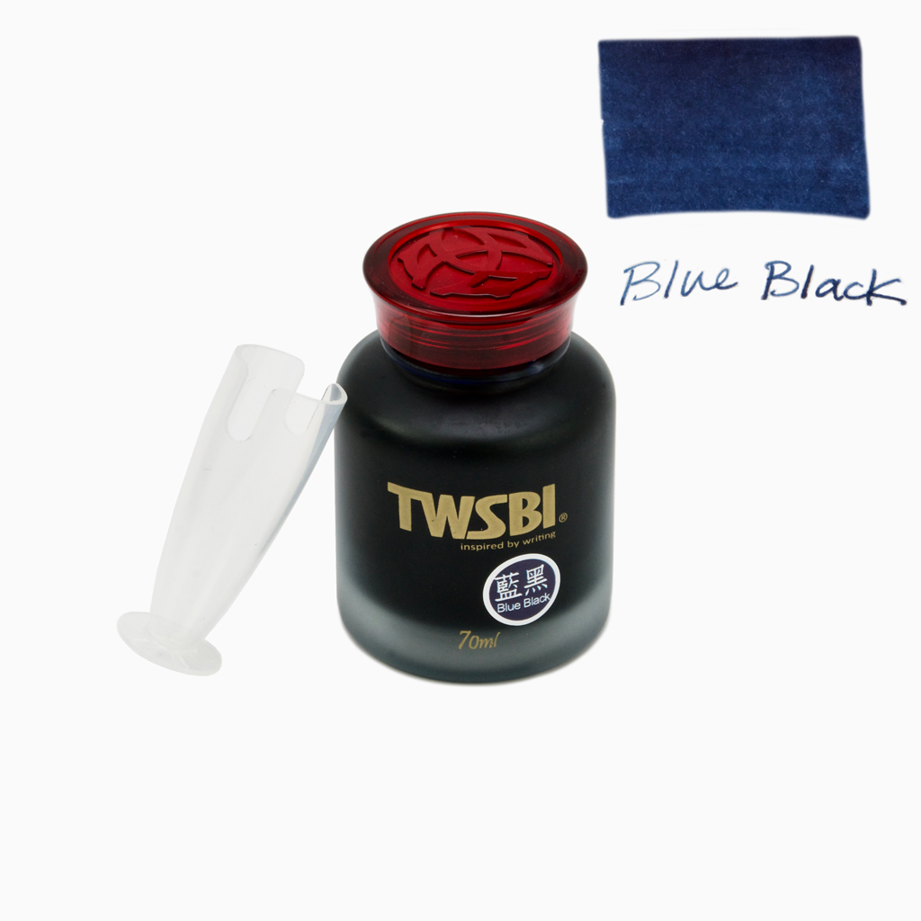 Blue-Black TWSBI Tintenglas Blau-Schwarz 70 ml, Eisengallustinte