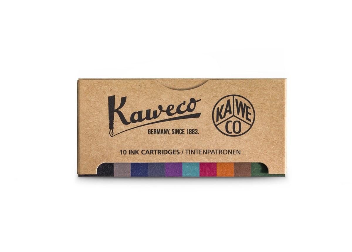 Kaweco Tintenpatronenpack 10 Farben gemischt Kaweco Tintenpatronenpack 10 Farben gemischt