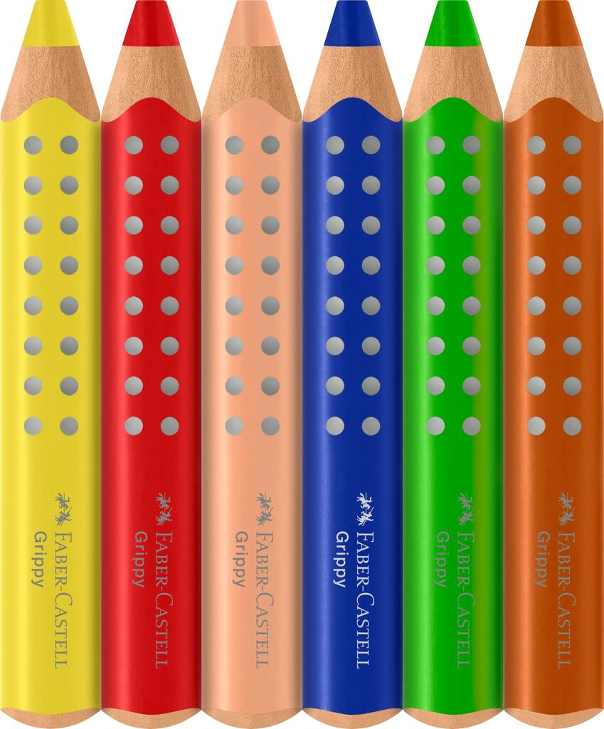Faber-Castell Buntstift Grippy 6er Set
