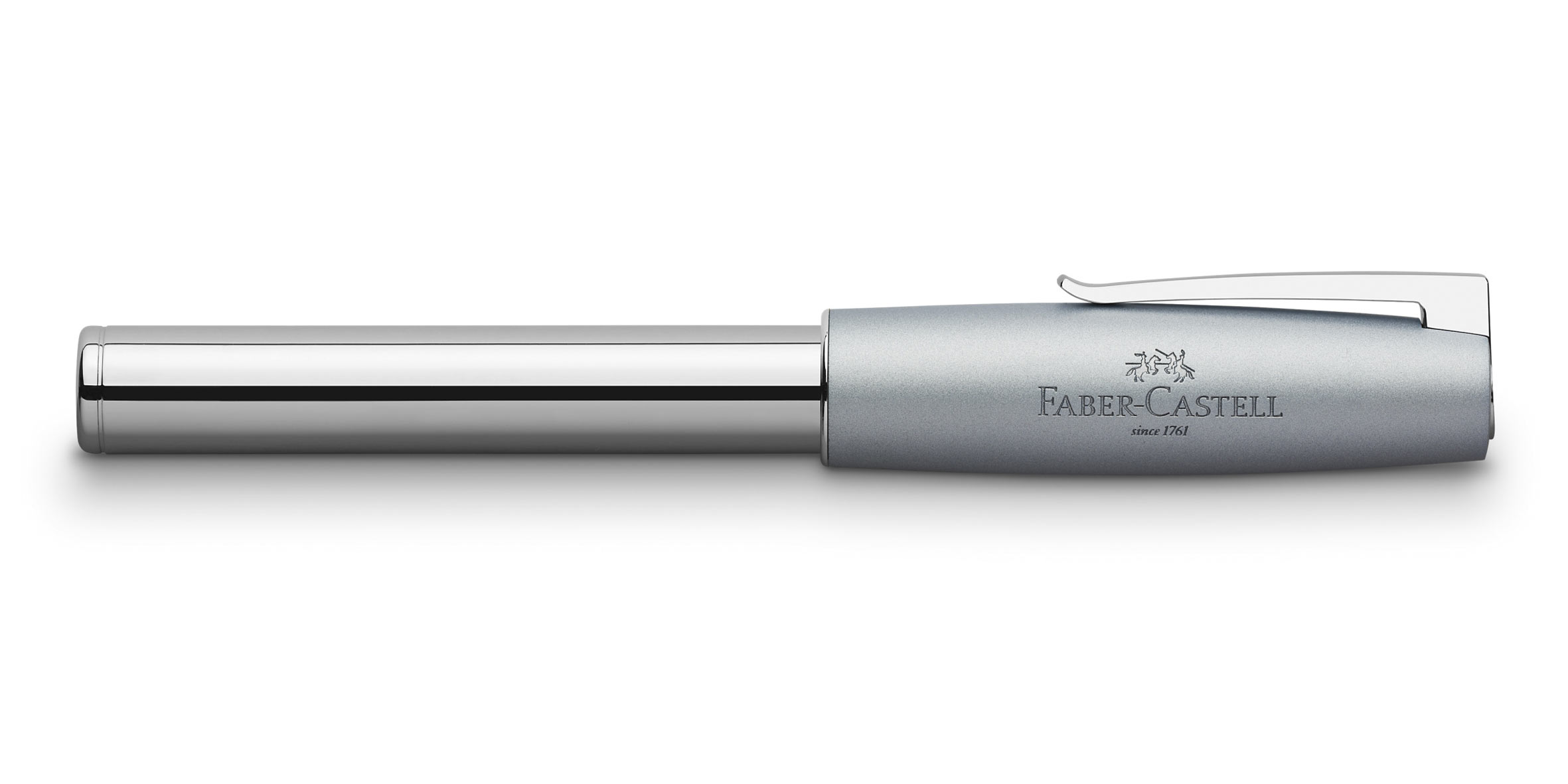 Faber-Castell Rollerball LOOM metallic light blue closed