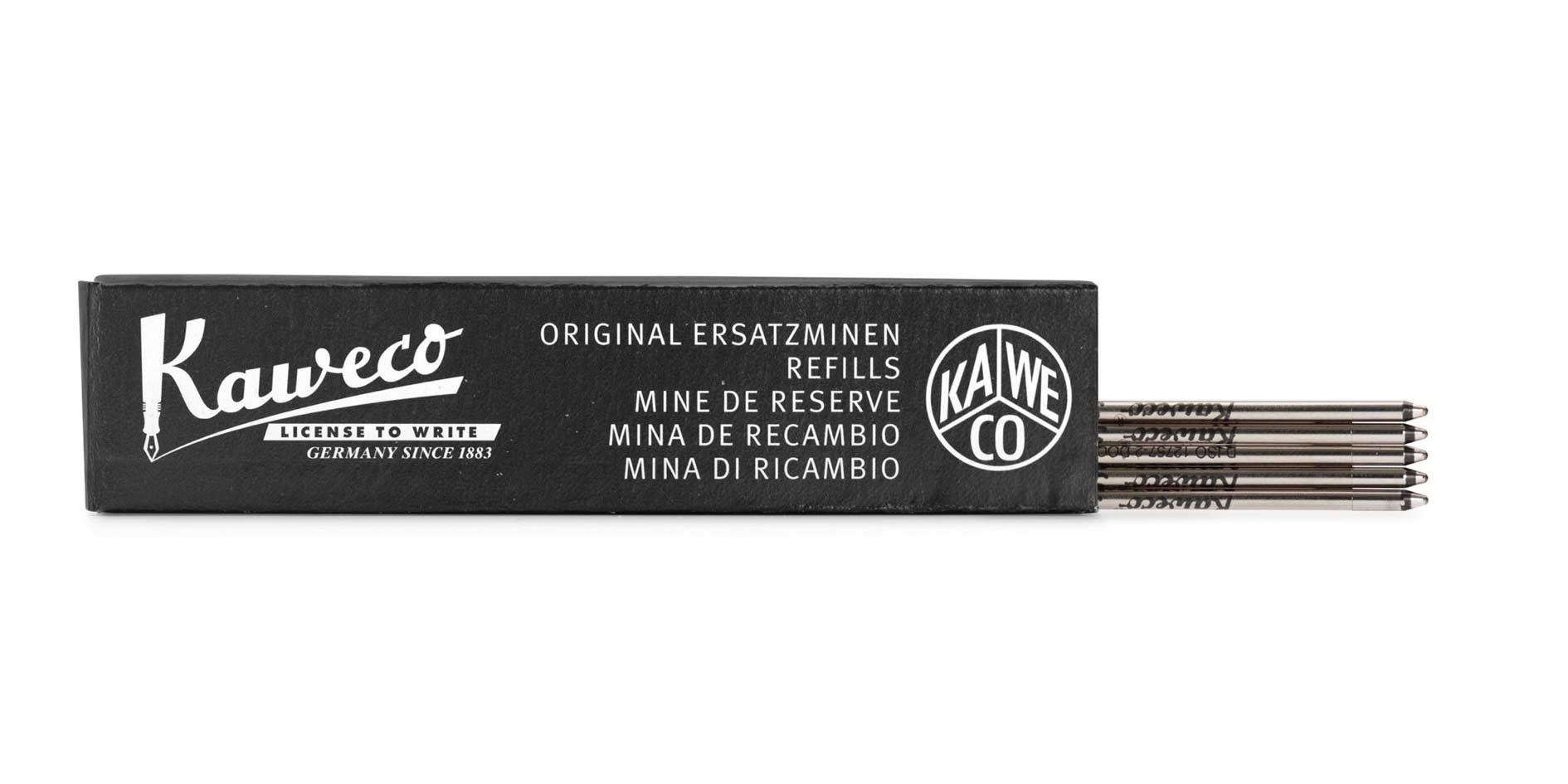Kaweco-ballpen-refills-D1-black Kaweco Kugelschreiber Minen D1 Schwarz