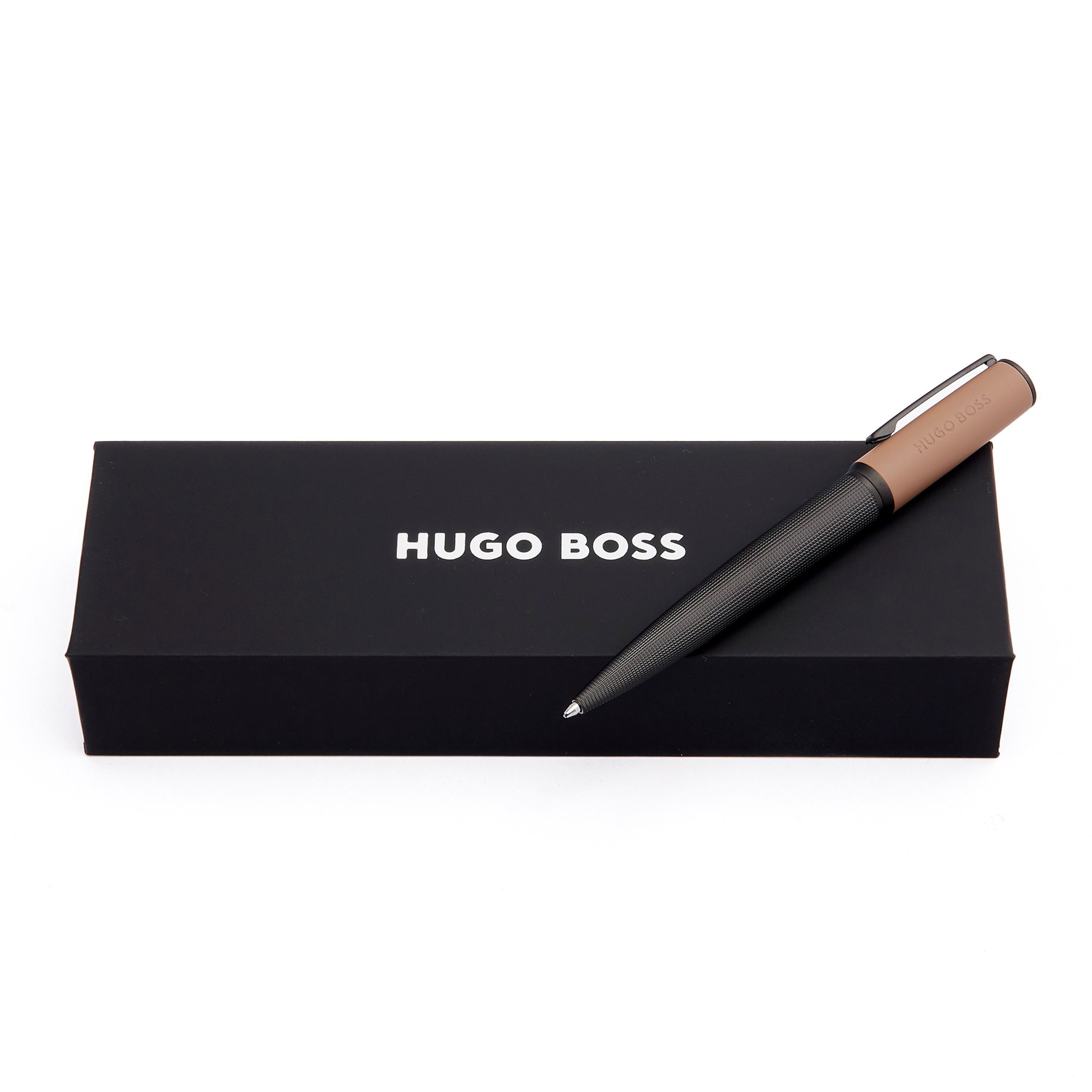 HSQ4744X_E-1 Hugo Boss Kugelschreiber Arche Iconic Camel