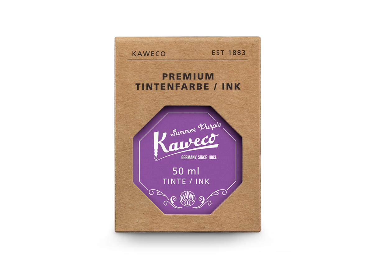 Kaweco_Ink_Bottle_SumPur_Pack_web_s Kaweco Tintenglas Sommer Lila 50 ml