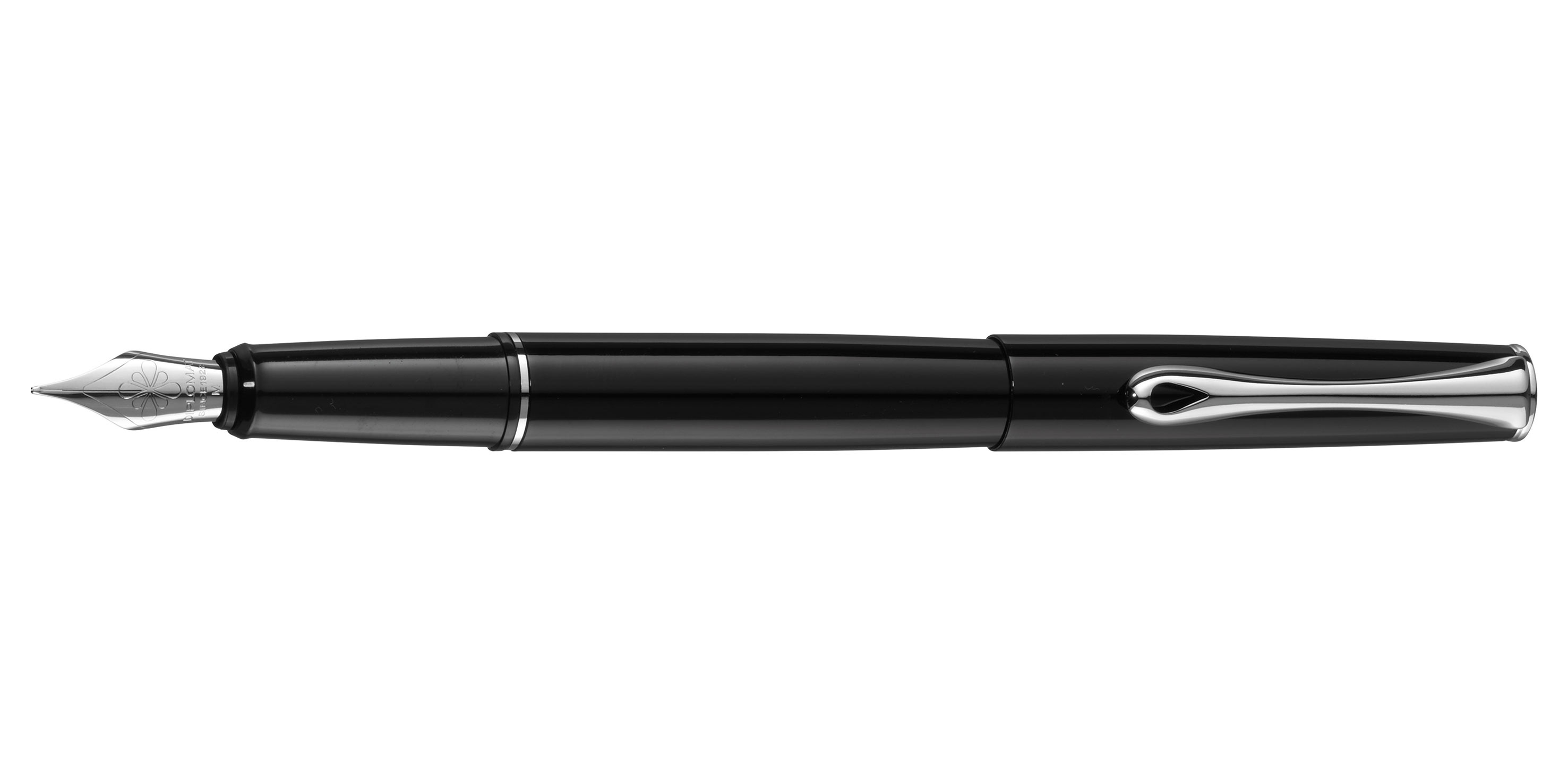 Diplomat-Esteem-F-ller-Schwarz-fountain-pen-black Diplomat Esteem Füllhalter Lack Schwarz